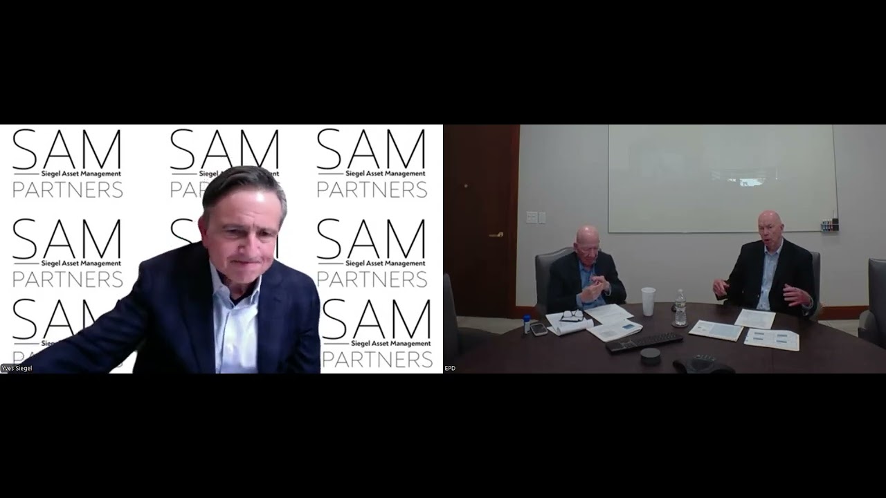 Fireside Chat Today with Enterprise Products Partners L.P. Co-CEOs Jim Teague and Randy Fowler