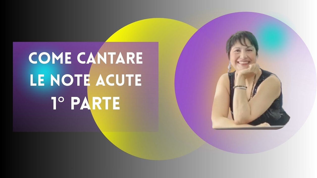 Come cantare le note acute  1° parte