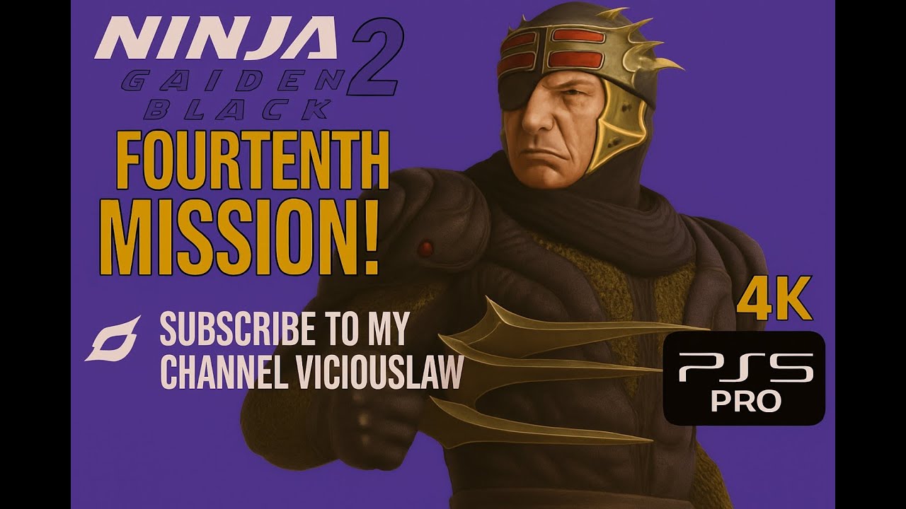 🎮 NINJA GAIDEN 2 BLACK on PS5 Pro 4K — CHAPTER 14 Gameplay & Reactions! 🥷🔥(HARD MODE)
