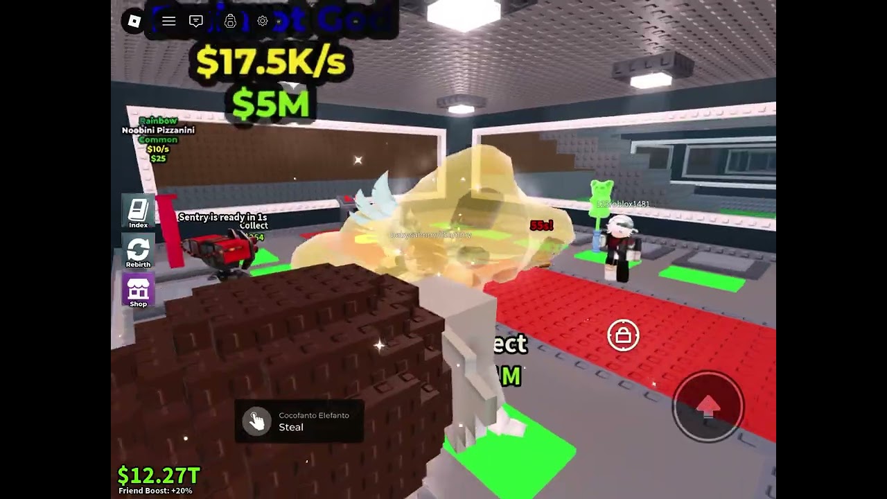 Stealing brainrot live REPORT THIS GUY NOWW