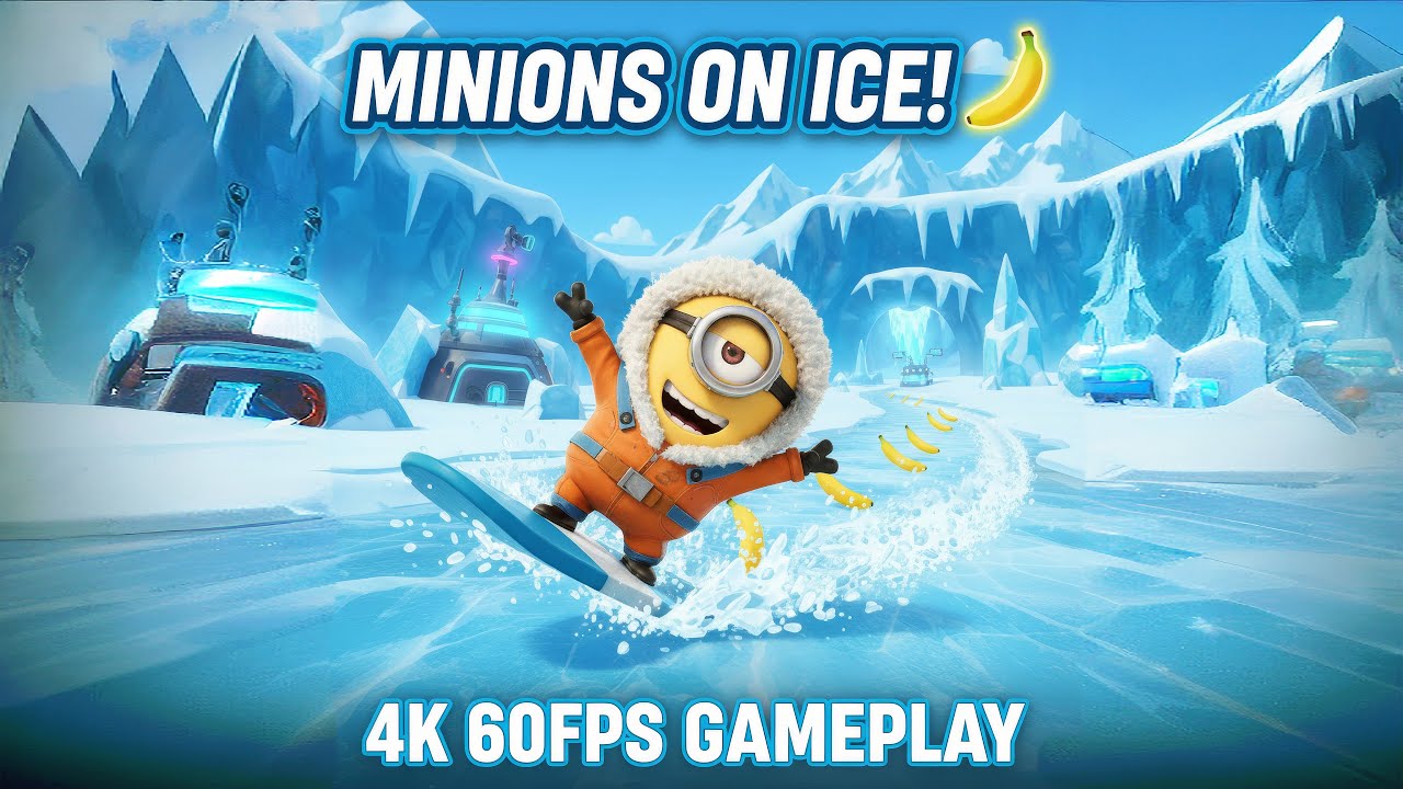 MINIONS ON ICE! 🍌 Minion Rush Arctic Base Gameplay (PC 4K 60FPS)