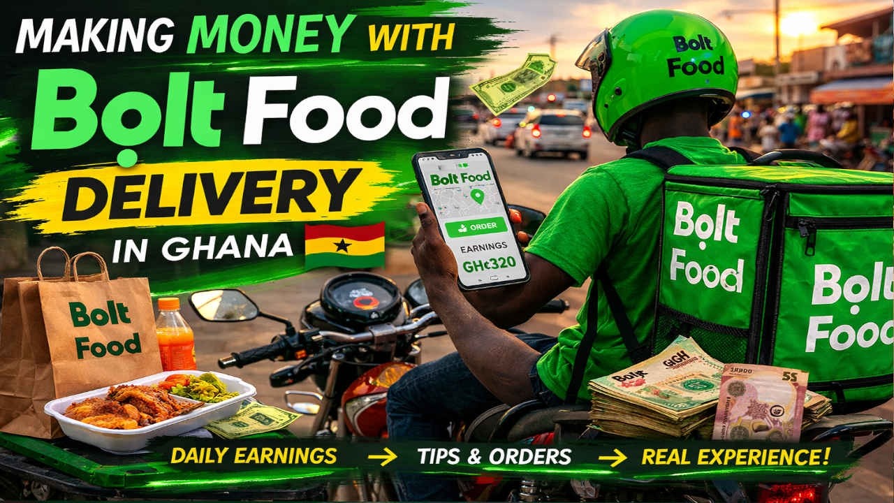 BOLT FOOD -  Boost Your Income with BOLT FOOD in Ghana