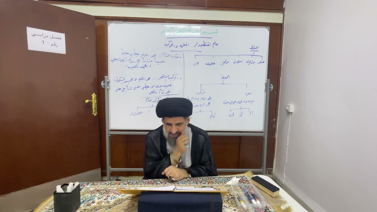 دروس في المنطق - المفرد والمركب - سماحة السيد ناصر الحسيني حفظه الله ورعاه