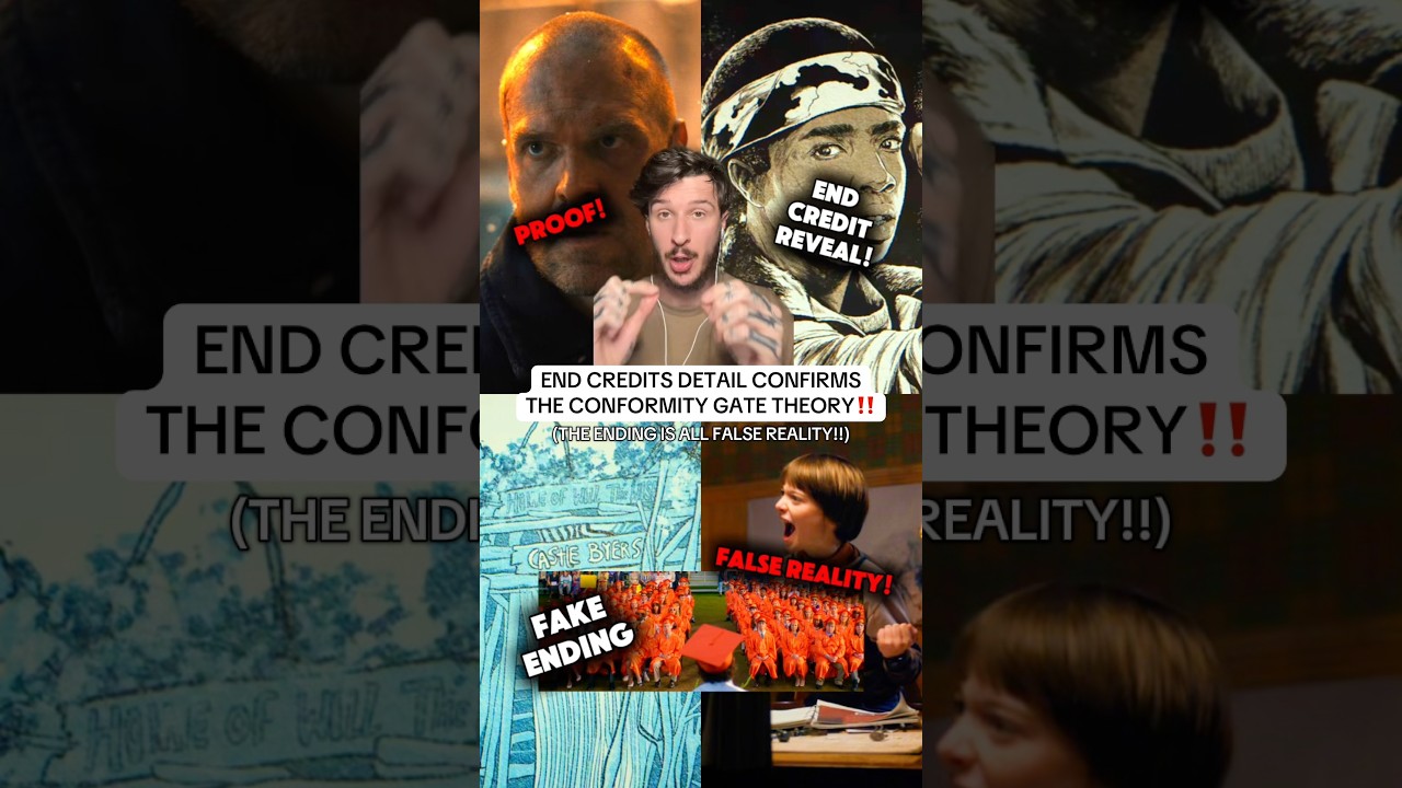 STRANGER THINGS END CREDIT THEORY!!