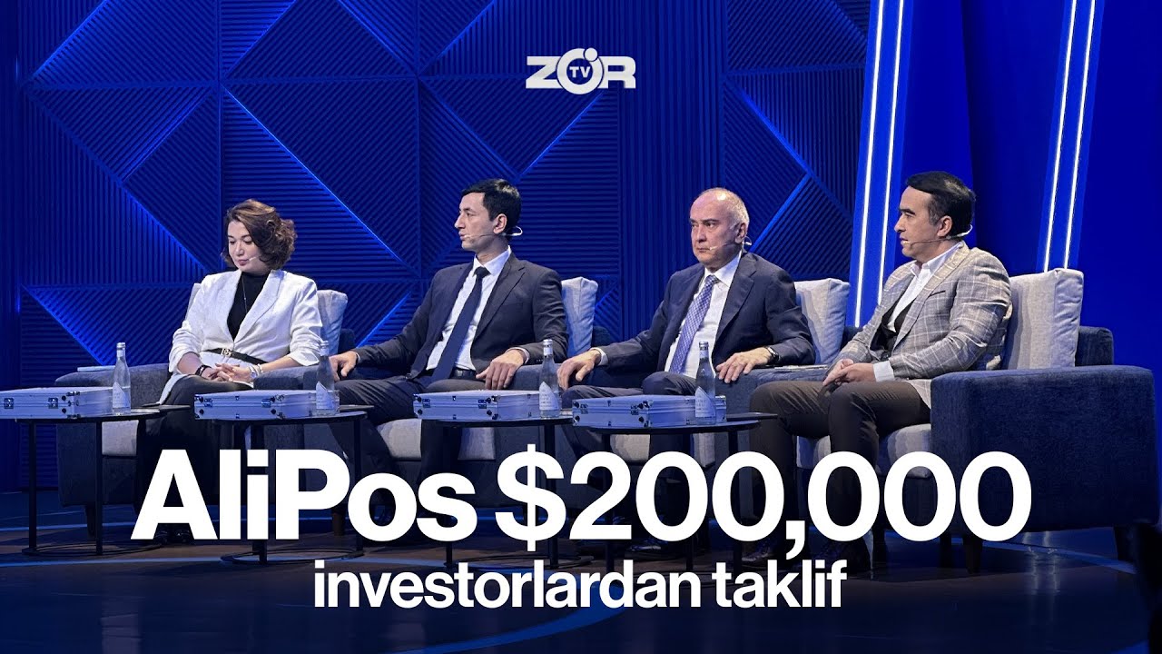 AliPos startapi Taqdimot ko'rsatuvida investorlardan $200,000 lik taklif oldi