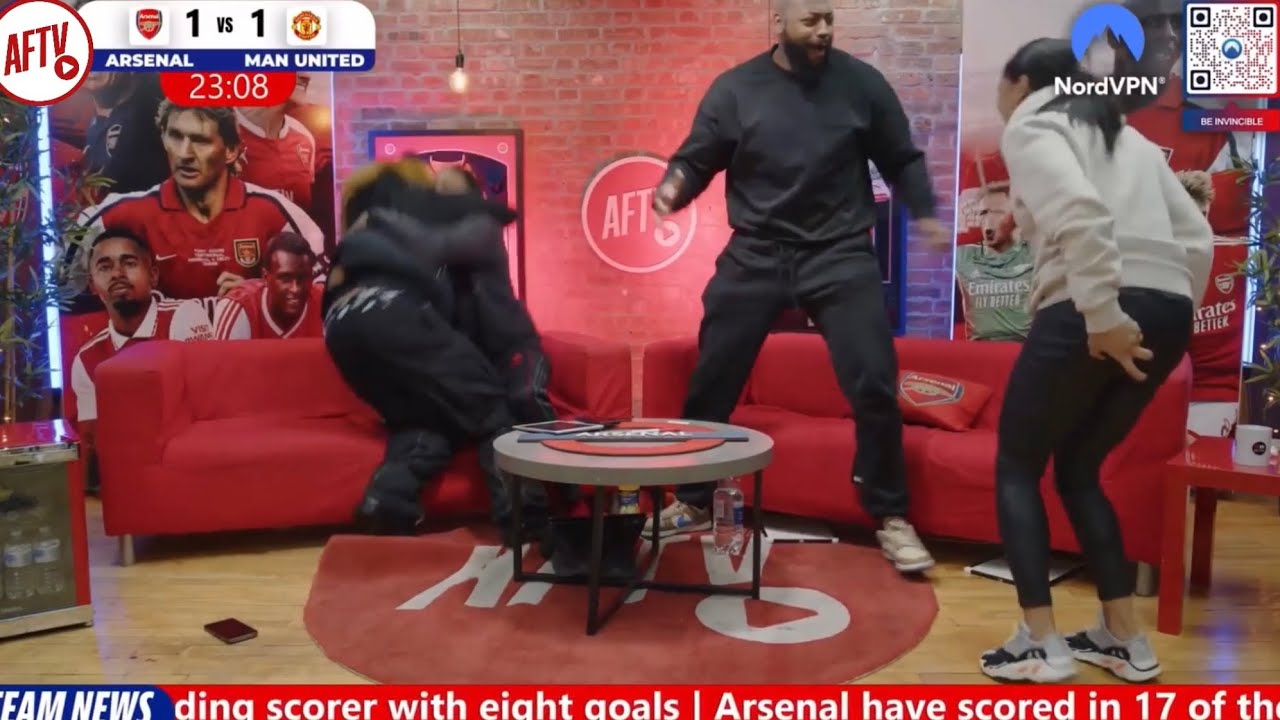AFTV react to Nketiah goal, Arsenal 1-1 Man United