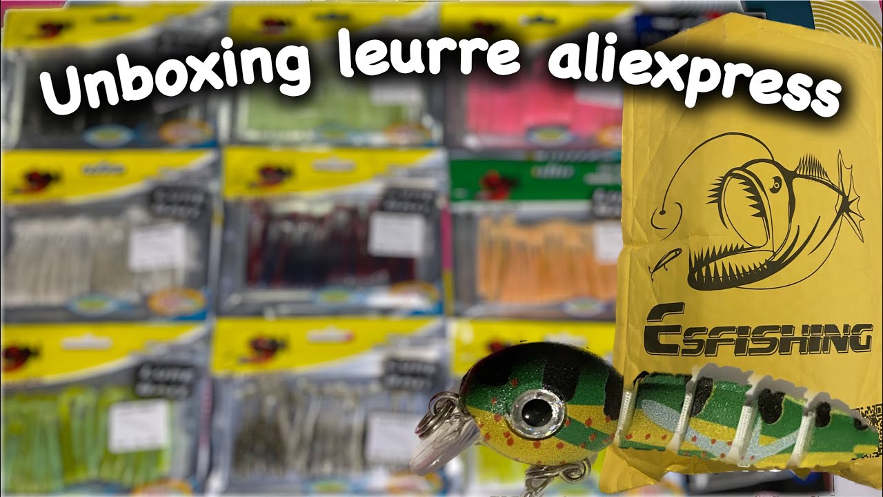 Présentation leurres aliexpress d’une qualité parfaite