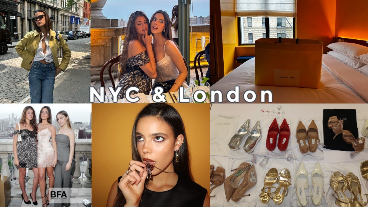 London & NYC VLOG | events, photoshoot, unboxing, etc