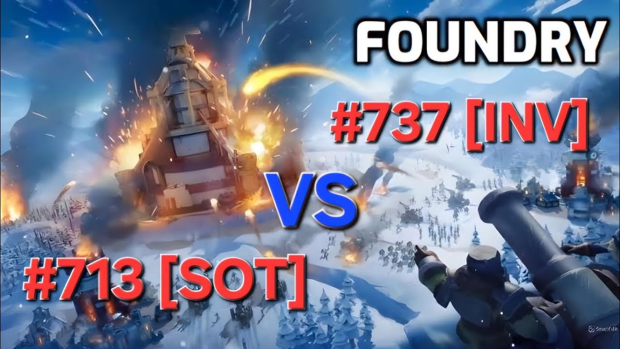 STATE 713 [SOT] VS  STATE 737 [INV] FOUNDRY BATTLE WE WON 311K VS 186K🔥
