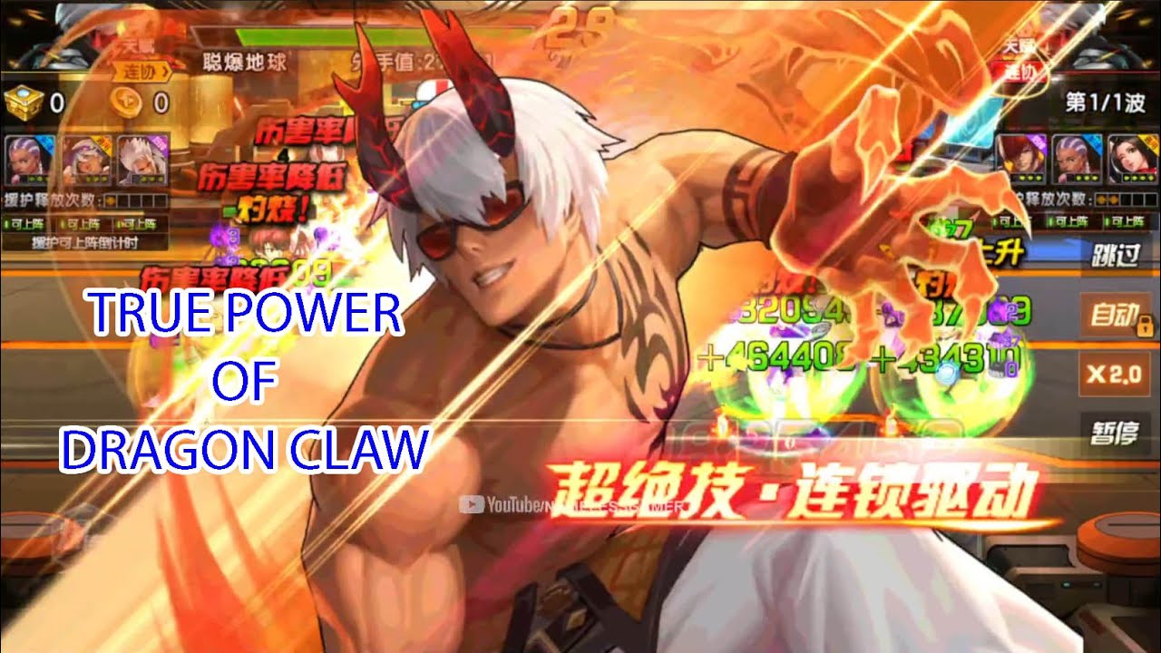 ☘ KOF98UMOL CN K' XV Awakened Weapon - True Power Of Dragon Claw - Nemuless❀