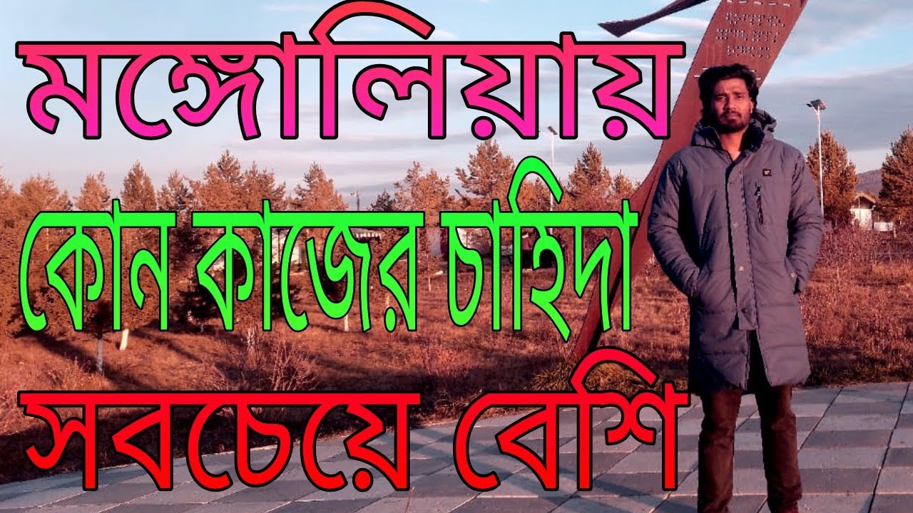 মঙ্গোলিয়ায় কাজের বাস্তব অবস্থা 🇲🇳 | Real Job Situation in Mongolia