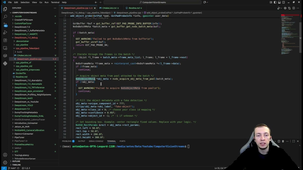 Simple Deepstream Trick to add Regions of Interest as Custom Object Metadata