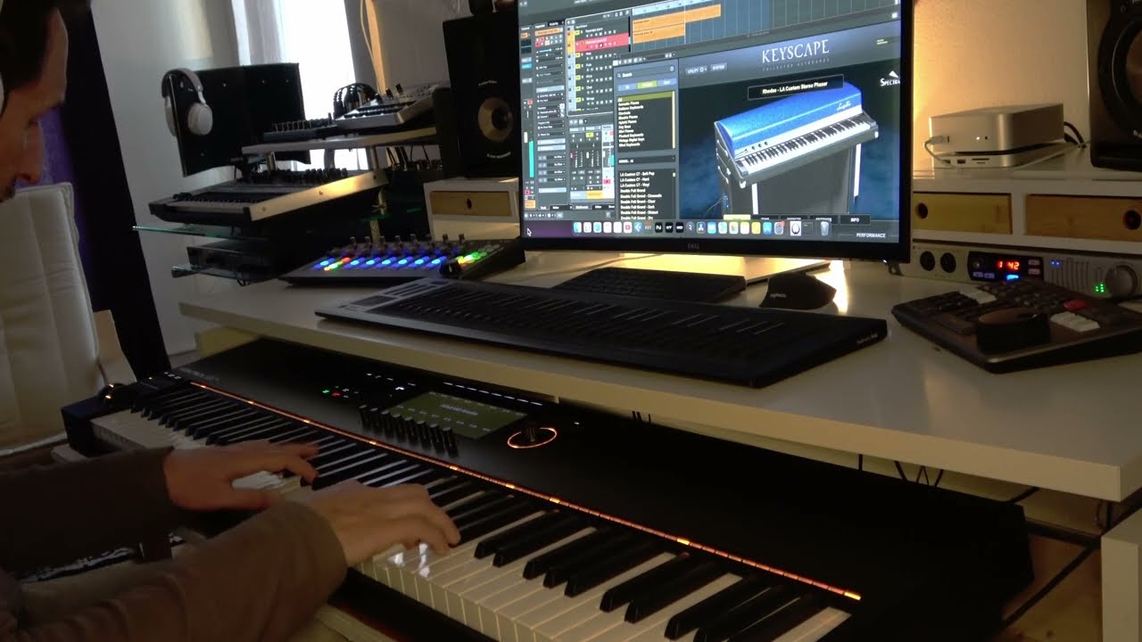 Replaced Korg Kronos by Mac Mini, Komplete Kontrol and Keyscape
