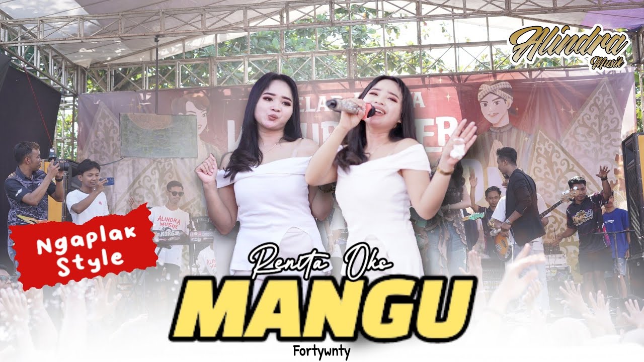 Mangu - Renita Oks || Alindra Musik live SMAN 1 Gondang