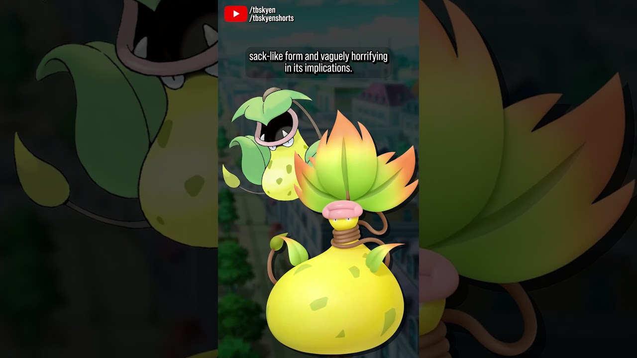 Mega Victreebel makes a creepy creature goofy | #pokemon #pokemonlegendsza