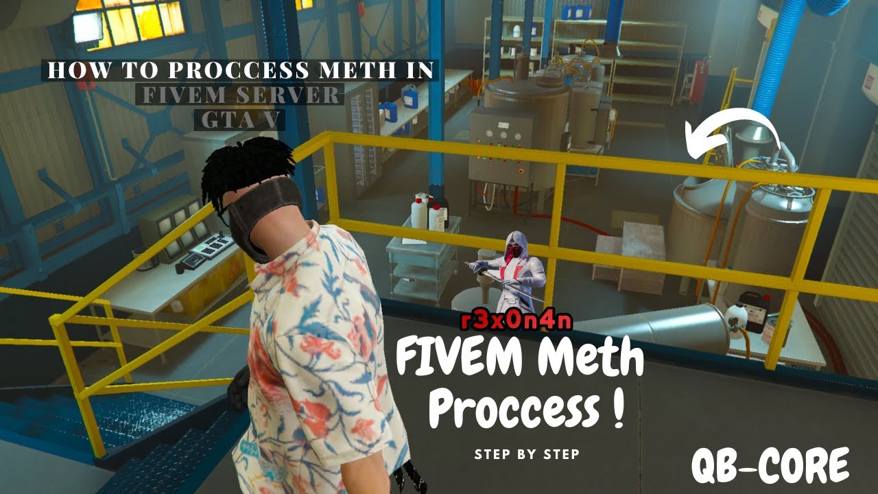 FIVEM METH PROCESS & SELLING STEP BY STEP | r3x0n4n | QB-CORE 