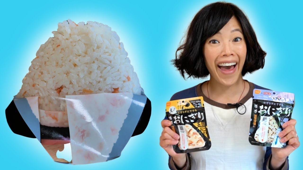 🍙Magic INSTANT Onigiri that SHAPE THEMSELVES into Triangles - Japanese Rice Balls for the APOCALYPSE