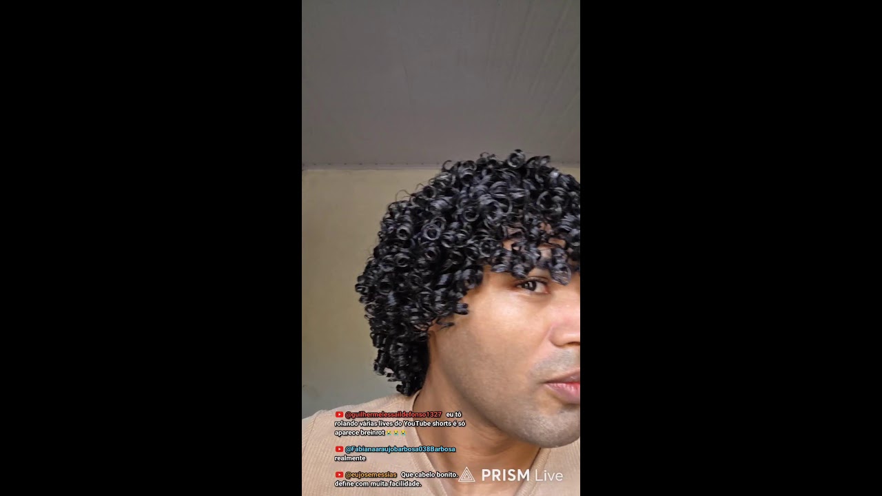 FITAGEM EM CABELO CACHEADO MASCULINO 🦁