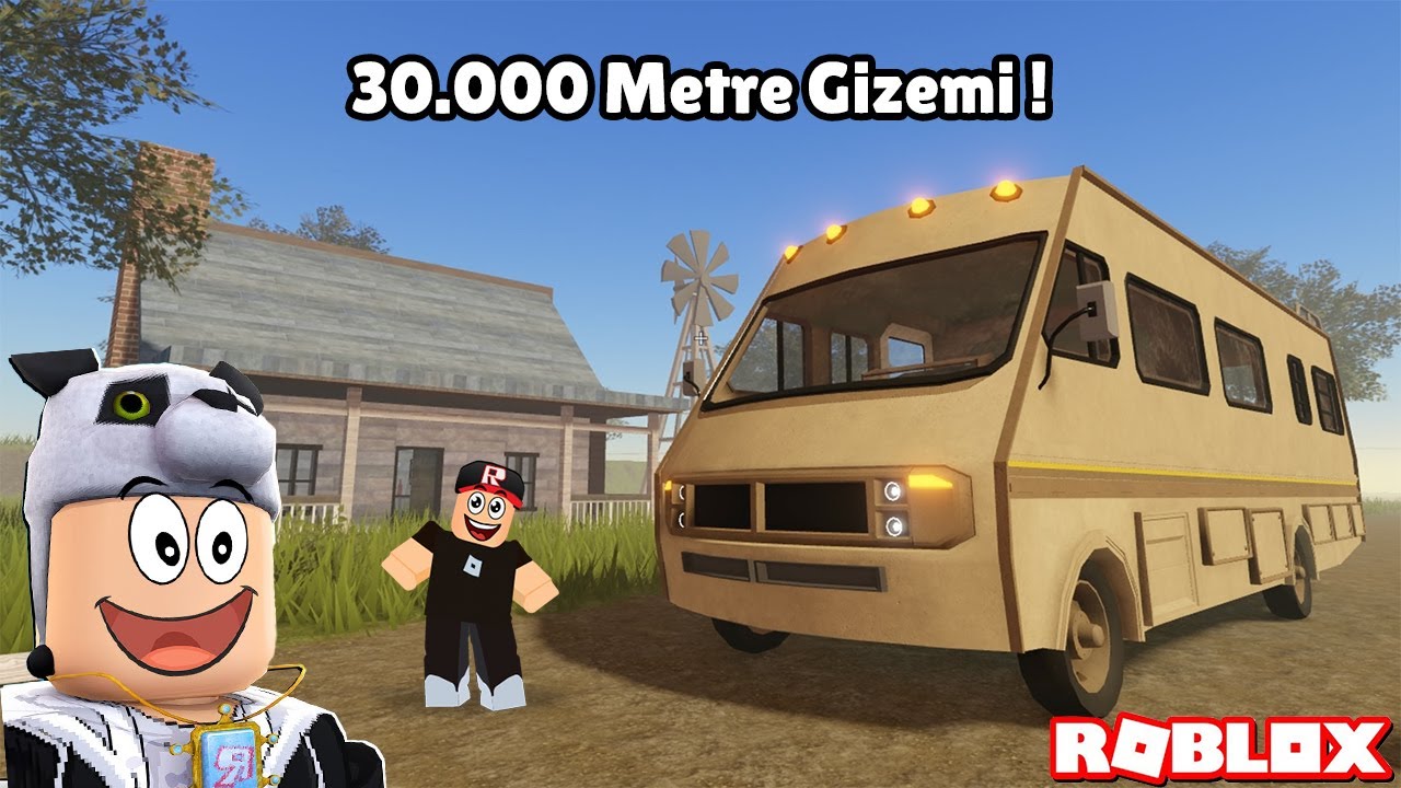 Karavanla 30 Bin Metre Gizemli Köye Vardık!! Roblox a dusty trip