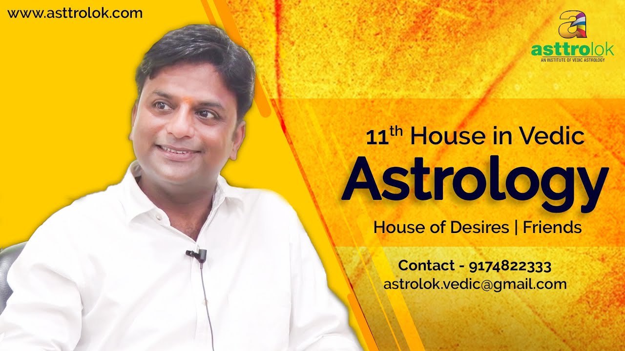 11th House in Vedic Astrology - House of Aspirations, Desires, Friends in Horoscope