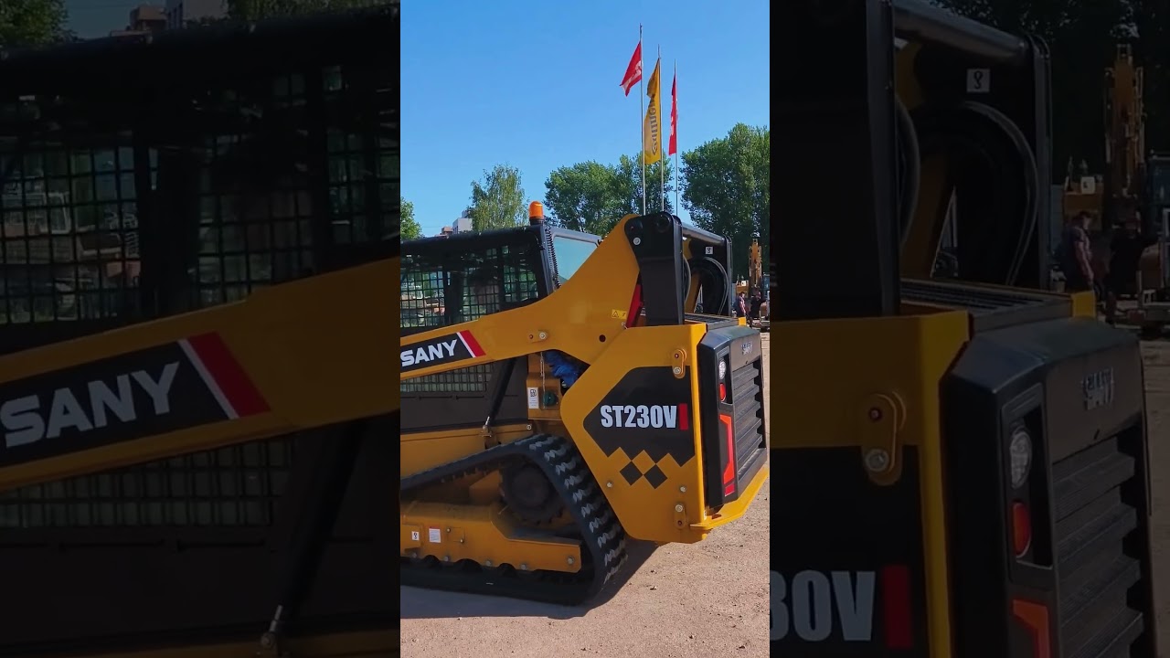 SANY ST230V skid steer loader #excavator #skidsteerloader #excavator #transport #construction