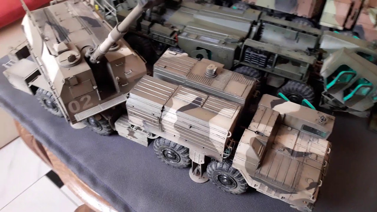 Берег,Эльбрус,Радар,С-300,Смерч,Рубеж.(Боевое положение)1/35