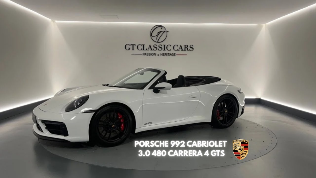 PORSCHE 992 CABRIOLET 3.0 480 CARRERA 4 GTS