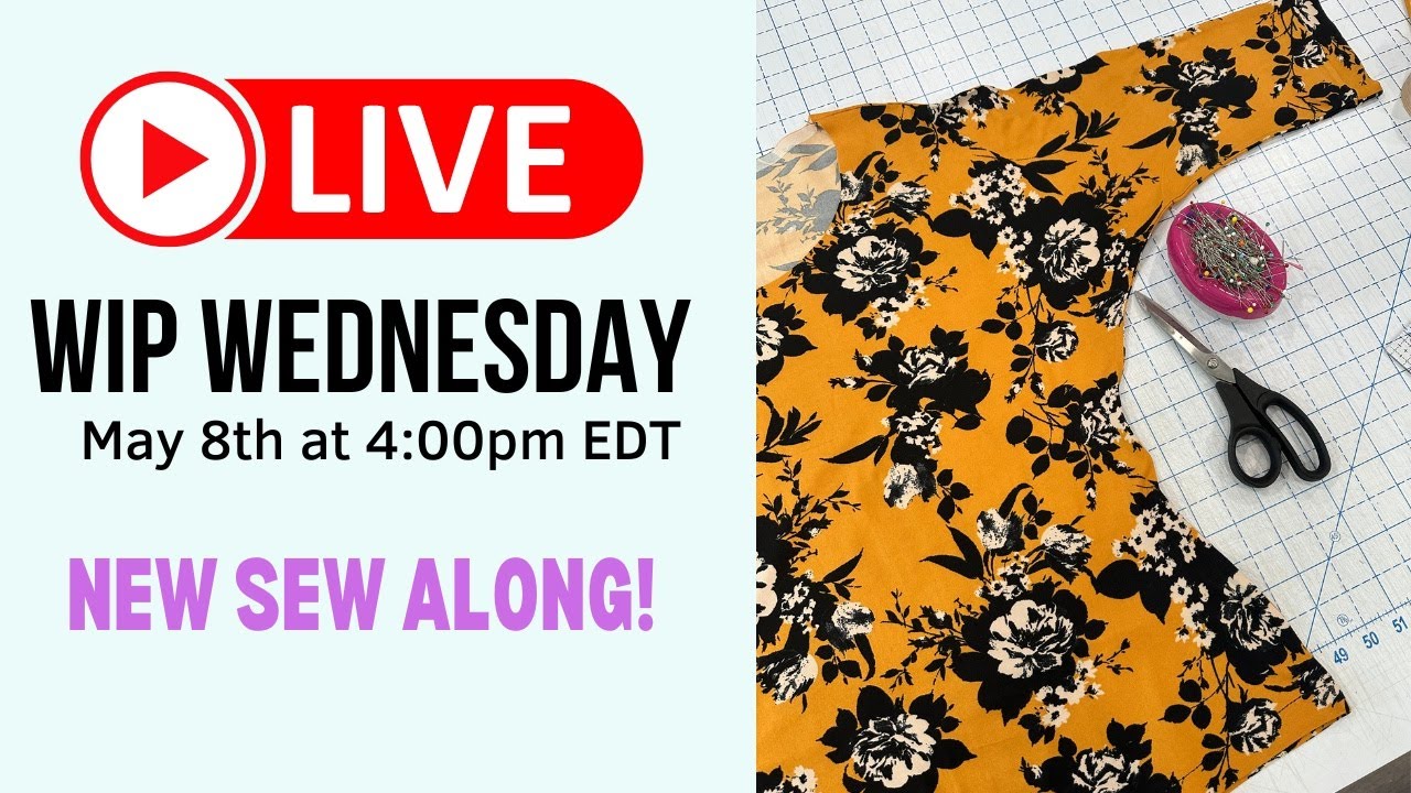 WIP Wednesday #130- FREE Ladies Knit Top Sew Along & Answering Questions