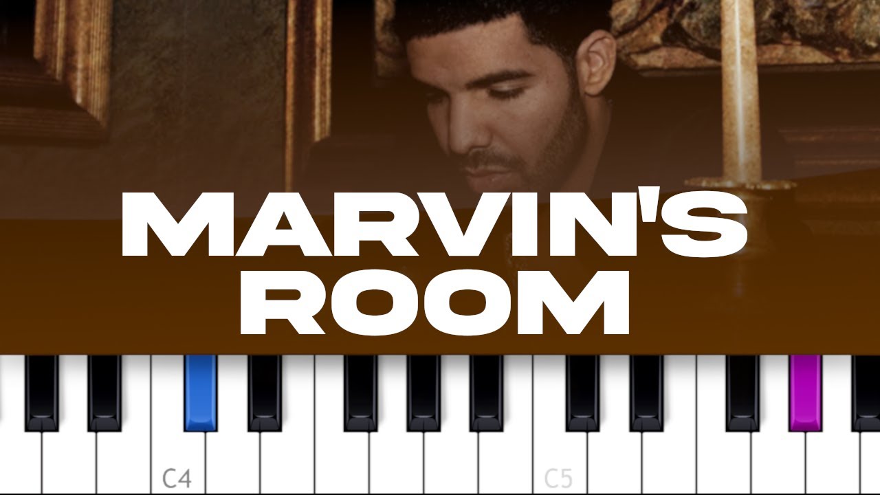Drake - Marvin's Room (piano tutorial)