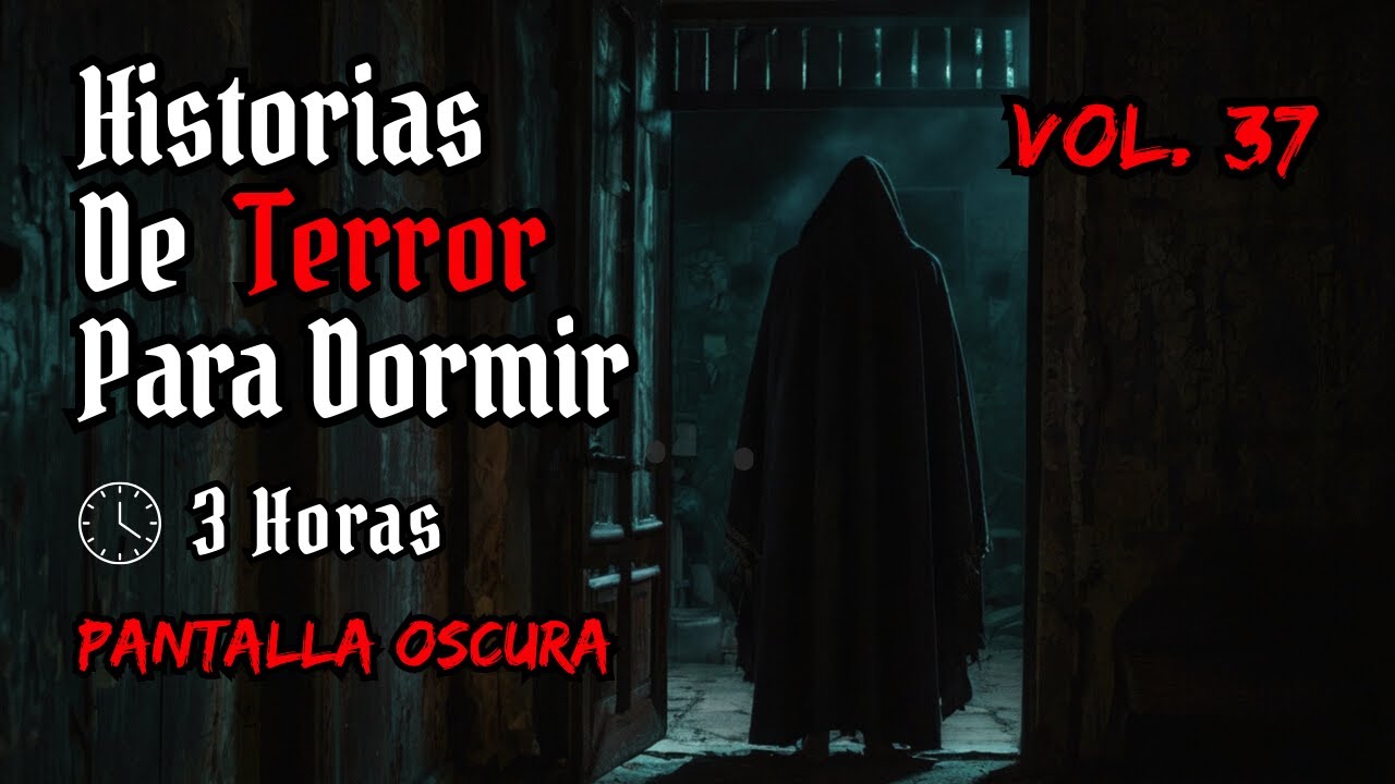 3 Horas de Historias de Terror Con Sonido de la Lluvia Para Dormir | Pantalla Oscura | Ep. 37