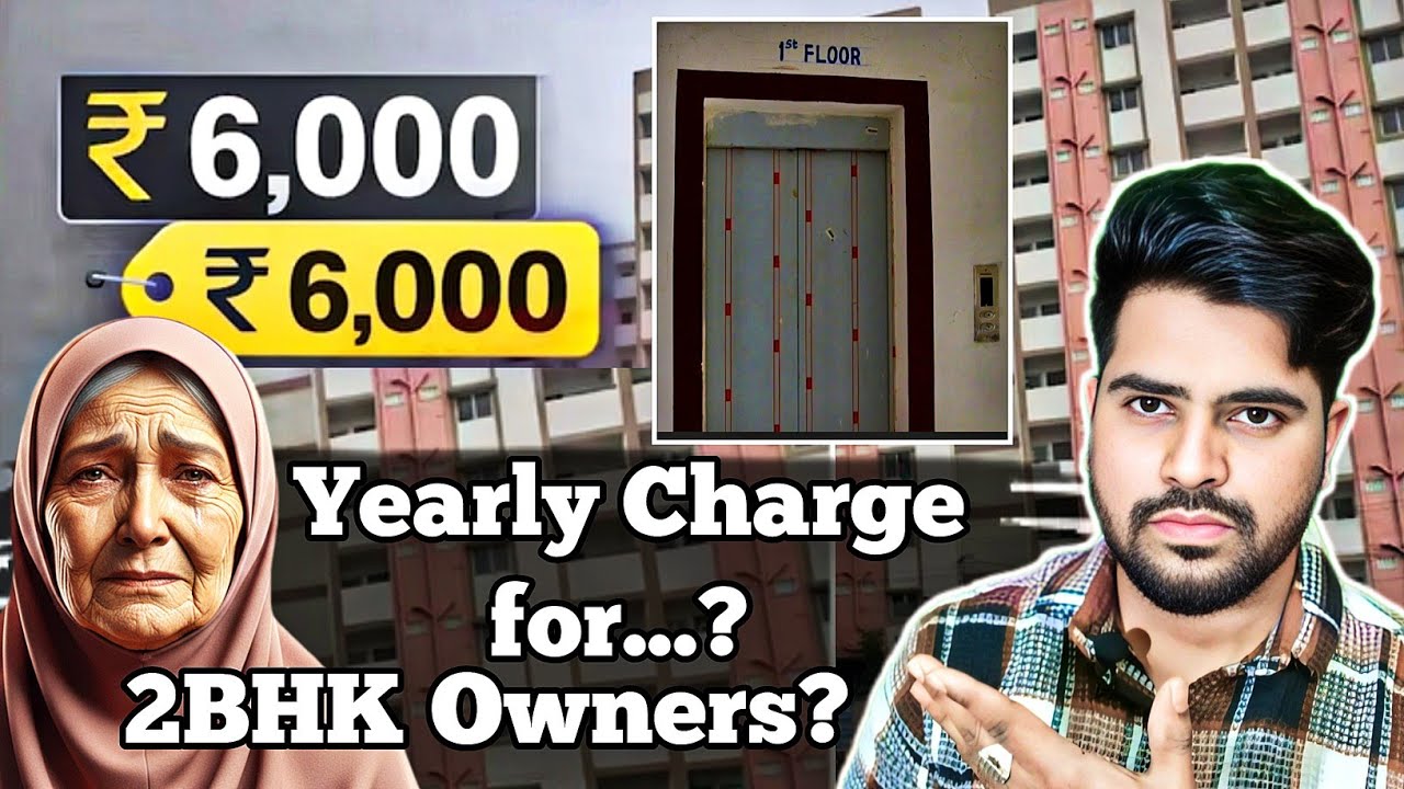 ₹6,000 Yearly Charge for 2BHK Owners? Lift and other facilities Double Bedroom