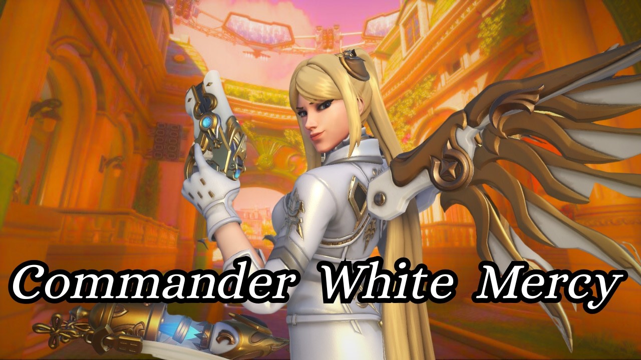 Commander White  Mercy - Overwatch - Mercy Gameplay