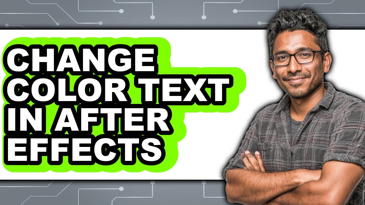 How to Change Color Text in After Effects (only Way)