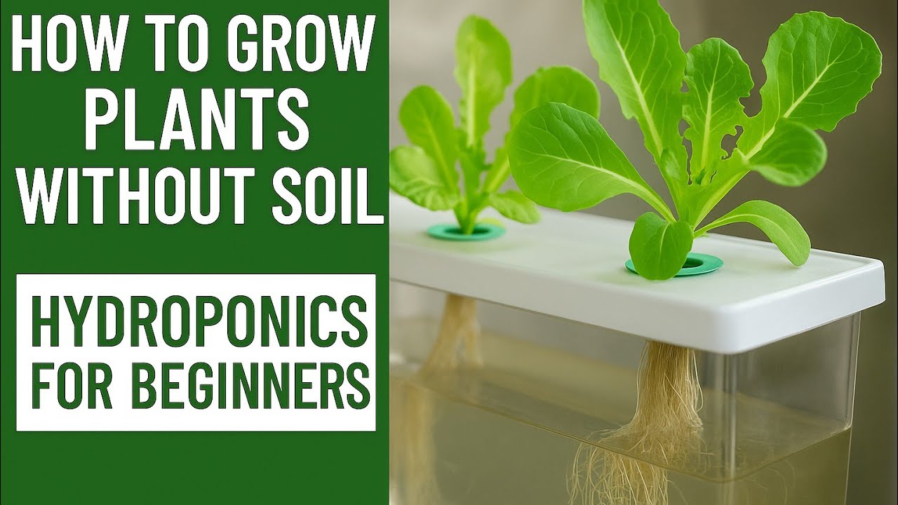 How to Grow Plants Without Soil | Hydroponics for Beginners