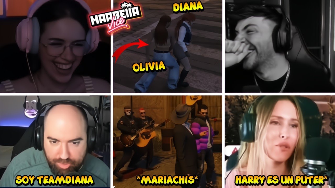 NEXXUZ LLEVA a DIANA donde OLIVIA, ELLA le PEGA y TODO se PUDRE MARBELLA VICE 2
