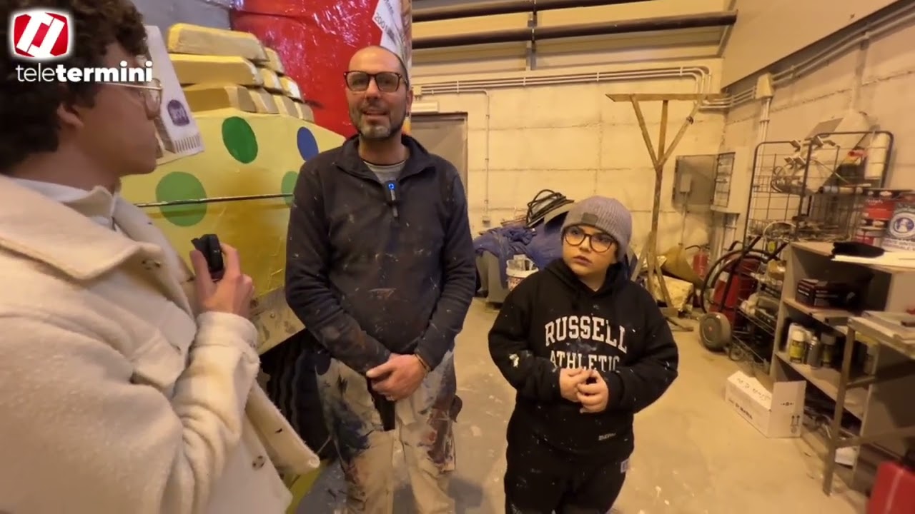 Carnevale Termitano 2026. Visita ai carristi