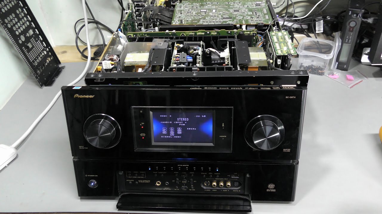 #128 - Ремонт ресивера Pioneer Elite SC-09TX премиум-класса