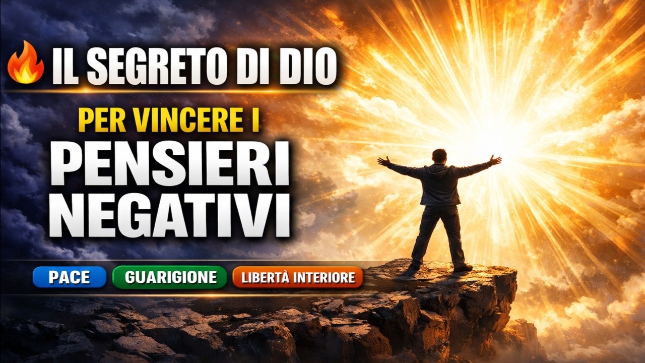 SEGRETO di DIO PER SPEZZARE I PENSIERI NEGATIVI | Migliora la tua Vita 🔥