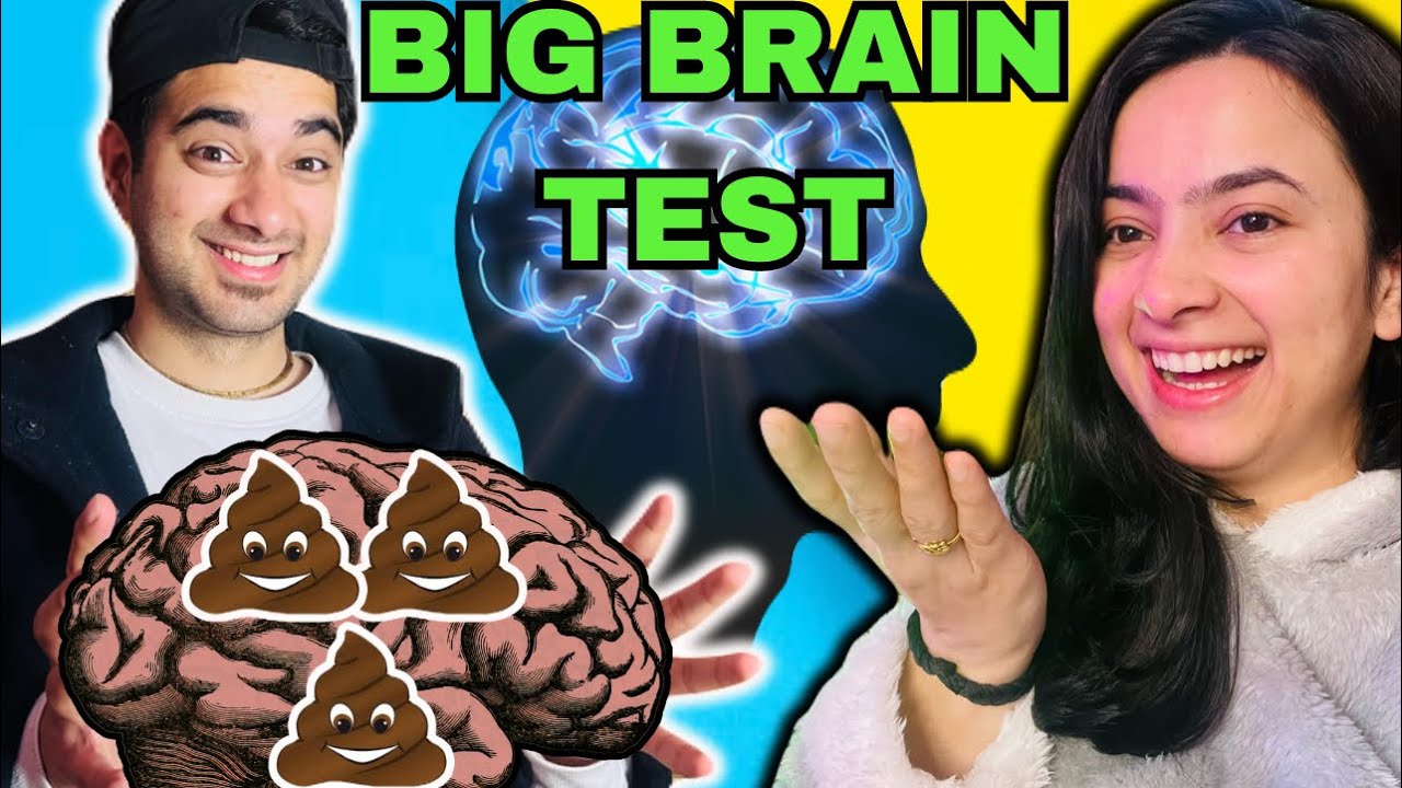 BIG BRAIN TEST CHALLENGE WITH MY BROTHER😆II