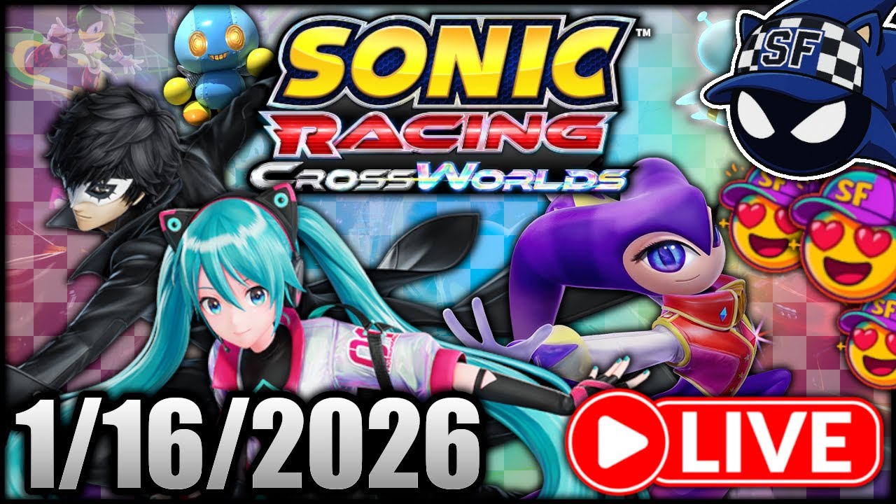 🔴 Late-Night LIVE – Sonic Racing: CrossWorlds🏁🔥