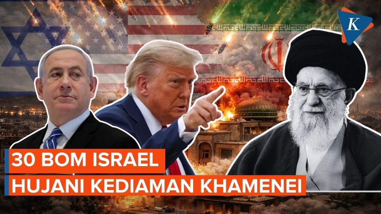 Israel Bombardir Rumah Ayatollah Ali Khamenei dengan 30 Bom