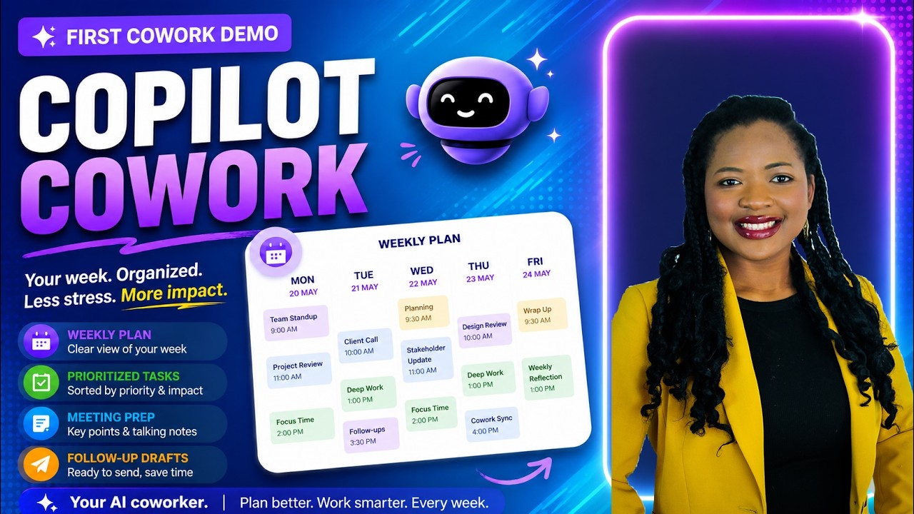 Copilot Cowork | Plan Your Week with Microsoft 365 Context