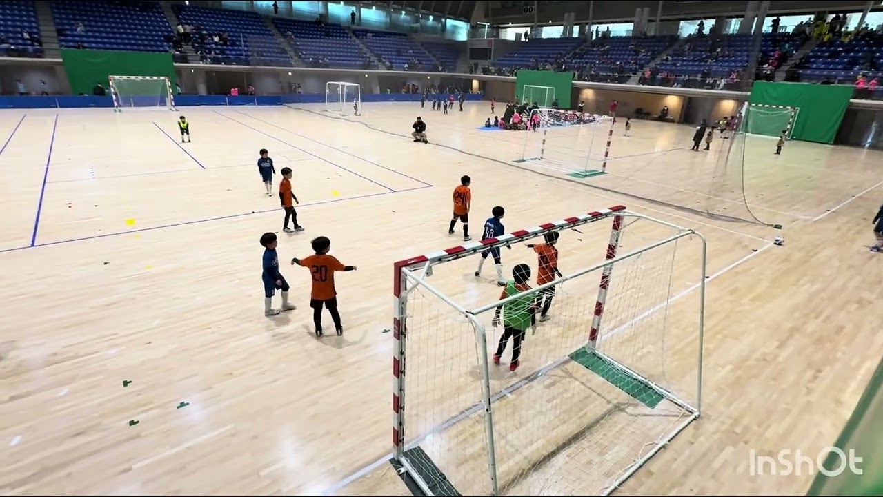 櫛引カップU-10  むつFC vs KAMINAGAFCと青森FCアミーゴ