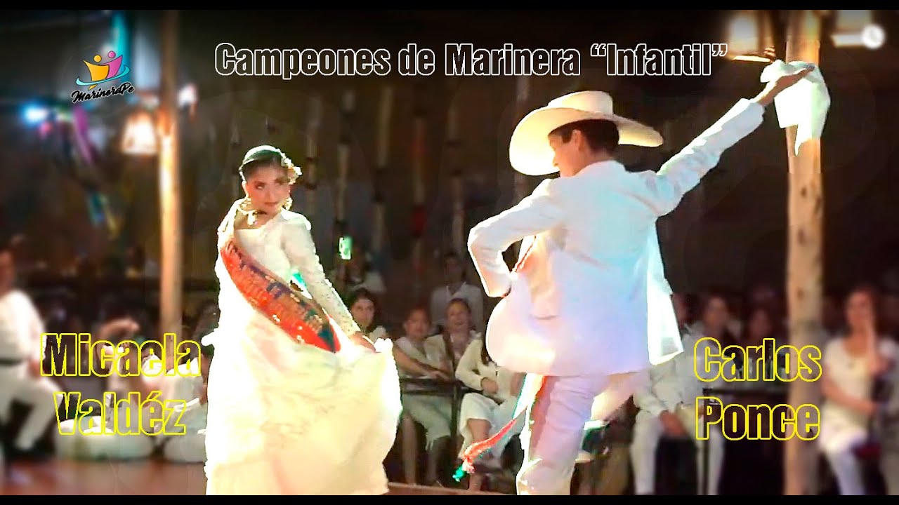 Campeones Infantil de Trujillo en primer baile de exhibición | Festival de Marinera Peña DelCarajo