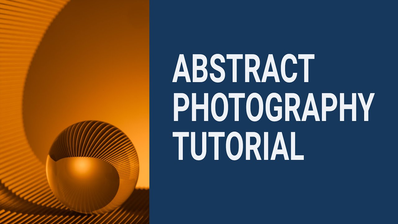 Product Photography Tutorial. Abstract photography tutorial.