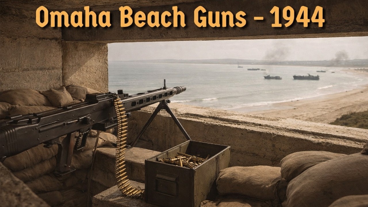 D-Day 1944, What Guns Dominated Omaha Beach? (WW2 AI Reconstruction)