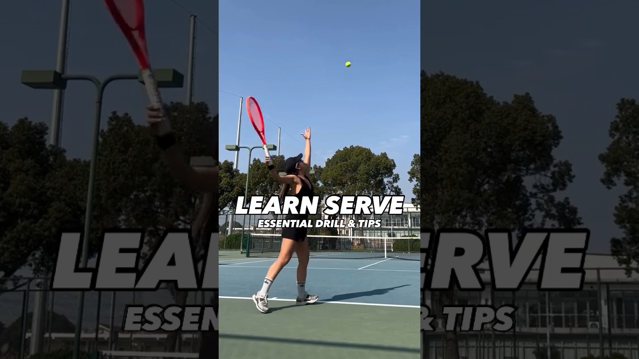 IMPROVE SERVE - RACQUET DROP FIX! #tenfitmen #tennistips #tennisgirl #tennisdrills #tennisserve