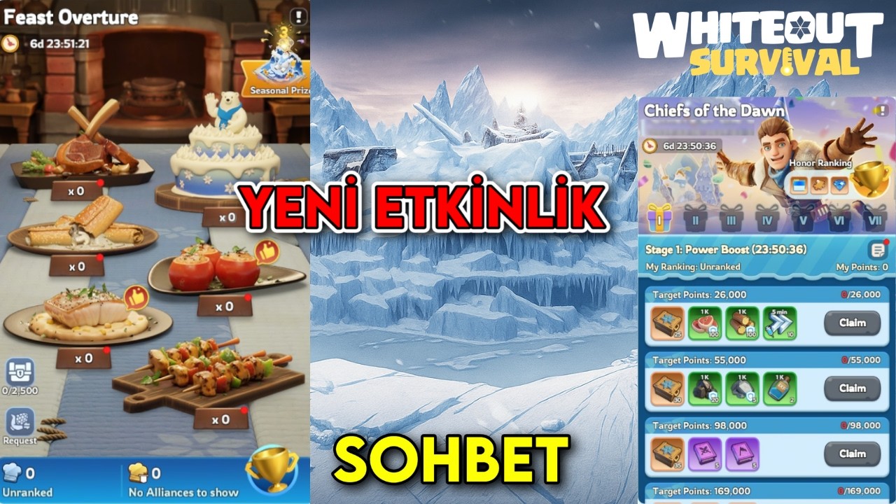 YENİ ETKİNLİK VE PETLERİ BASIYORUZ  - WHİTEOUT SURVİVAL