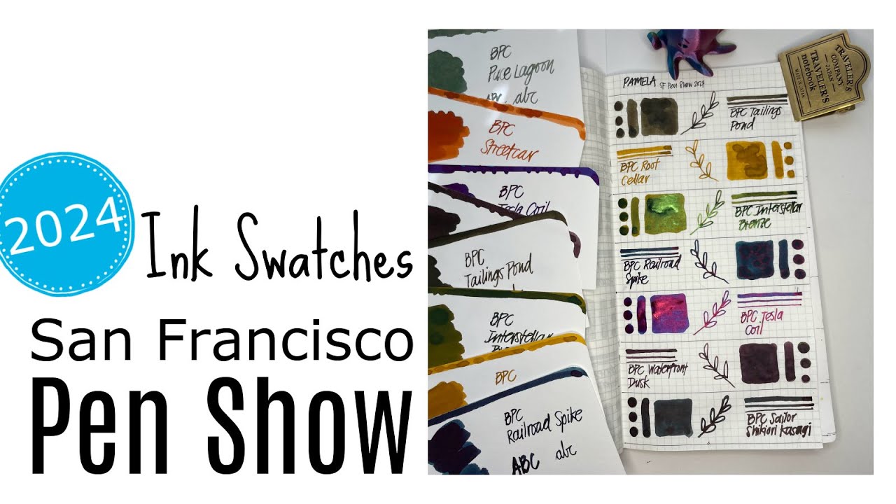 Swatches with Friends: Birmingham Pen Co and I love them all!