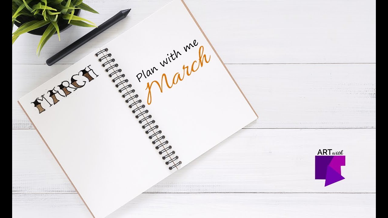 MEHNDI MARCH, beautiful henna inspiration for my Bullet Journal: Plan With Me March
